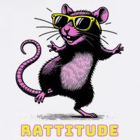 Funny Rat Meme Rattitude Rat Sunglasses Dancing Button