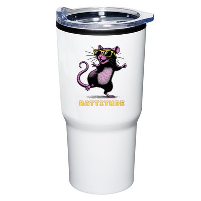 Funny Rat Meme Rattitude Rat Sunglasses Dancing Tumbler