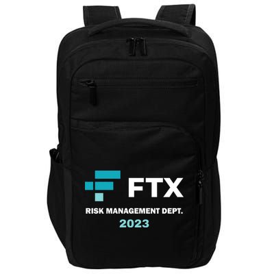 FTX Risk Management Dept 2023 Trading Trader Funny Gift Impact Tech Backpack