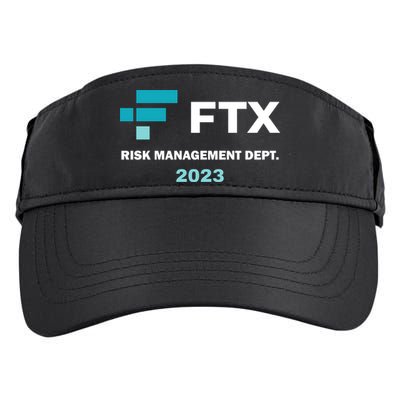 FTX Risk Management Dept 2023 Trading Trader Funny Gift Adult Drive Performance Visor
