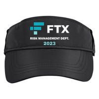 FTX Risk Management Dept 2023 Trading Trader Funny Gift Adult Drive Performance Visor