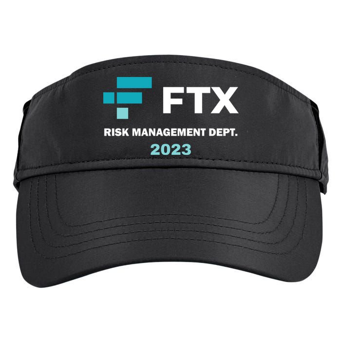 FTX Risk Management Dept 2023 Trading Trader Funny Gift Adult Drive Performance Visor