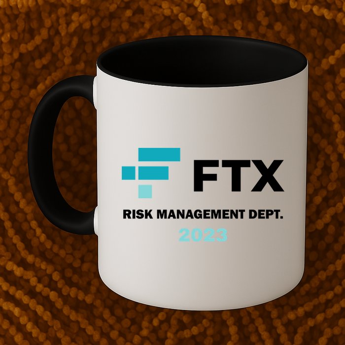 FTX Risk Management Dept 2023 Trading Trader Funny Gift Mug