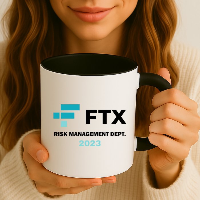 FTX Risk Management Dept 2023 Trading Trader Funny Gift Mug