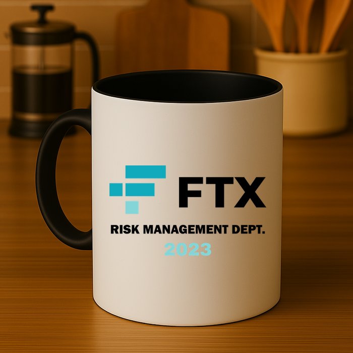 FTX Risk Management Dept 2023 Trading Trader Funny Gift Mug