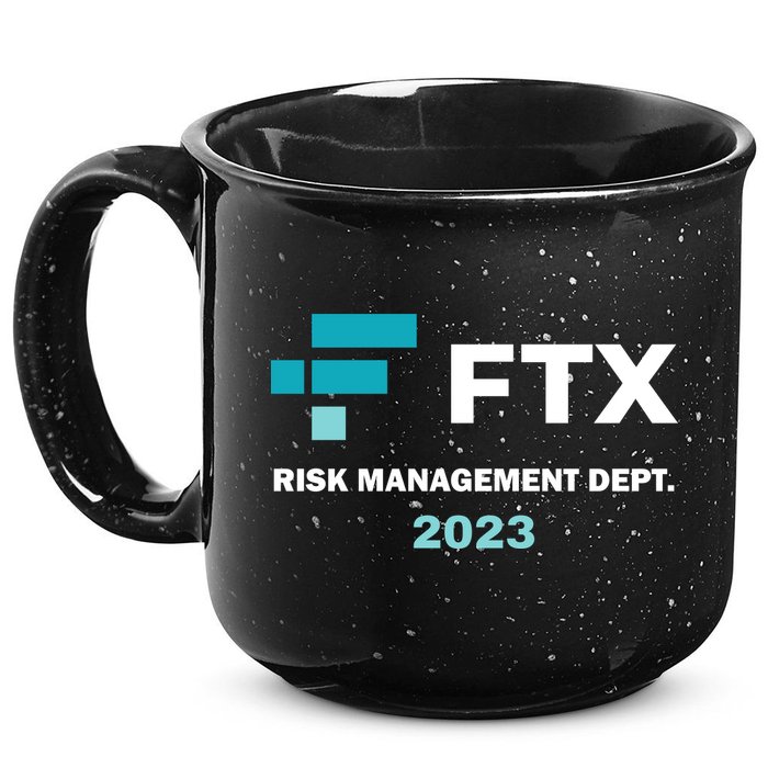 FTX Risk Management Dept 2023 Trading Trader Funny Gift 15oz Campfire Ceramic Mug