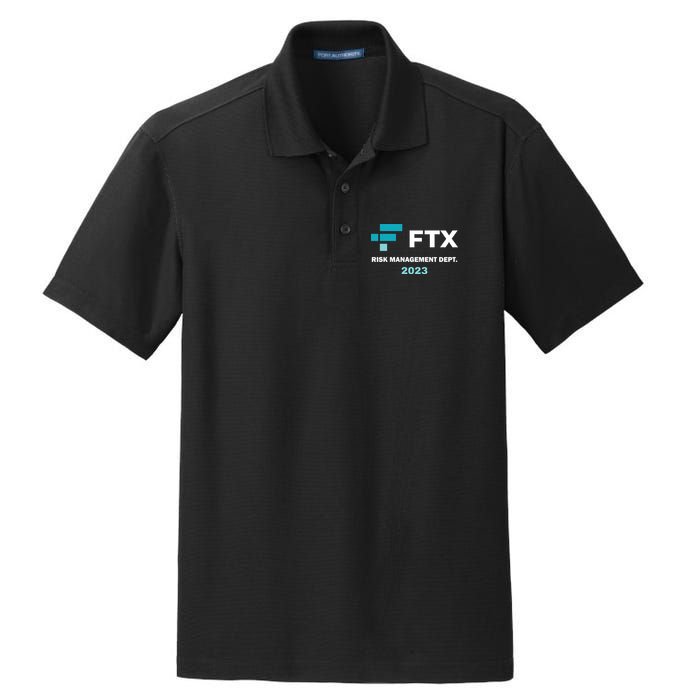 FTX Risk Management Dept 2023 Trading Trader Funny Gift Dry Zone Grid Polo