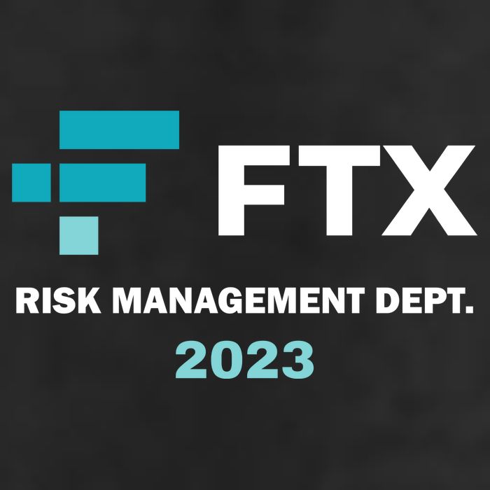 FTX Risk Management Dept 2023 Trading Trader Funny Gift Crop Fleece Hoodie