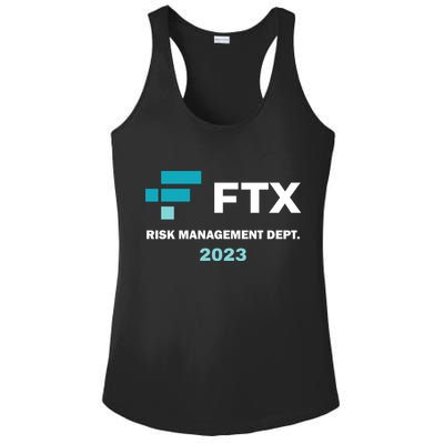 FTX Risk Management Dept 2023 Trading Trader Funny Gift Ladies PosiCharge Competitor Racerback Tank