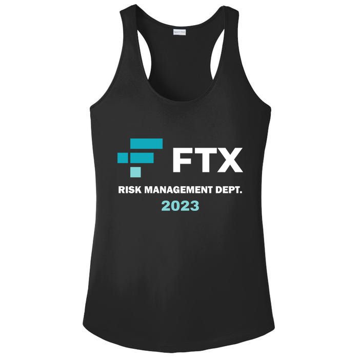 FTX Risk Management Dept 2023 Trading Trader Funny Gift Ladies PosiCharge Competitor Racerback Tank