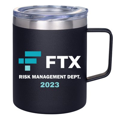 FTX Risk Management Dept 2023 Trading Trader Funny Gift 12oz Stainless Steel Coffee Mug