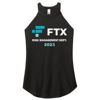 FTX Risk Management Dept 2023 Trading Trader Funny Gift Women's Perfect Tri Rocker Tank
