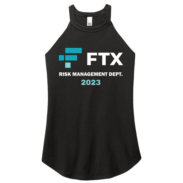 FTX Risk Management Dept 2023 Trading Trader Funny Gift Women's Perfect Tri Rocker Tank