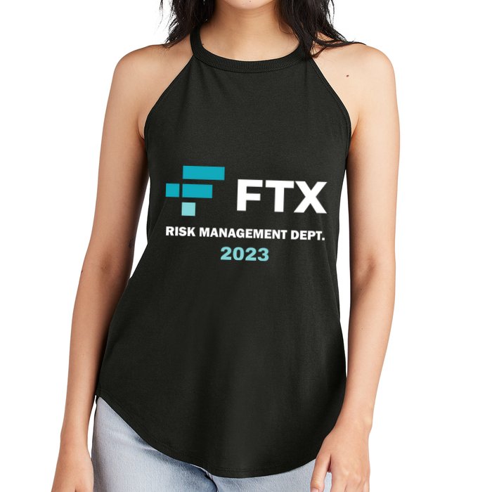 FTX Risk Management Dept 2023 Trading Trader Funny Gift Women's Perfect Tri Rocker Tank
