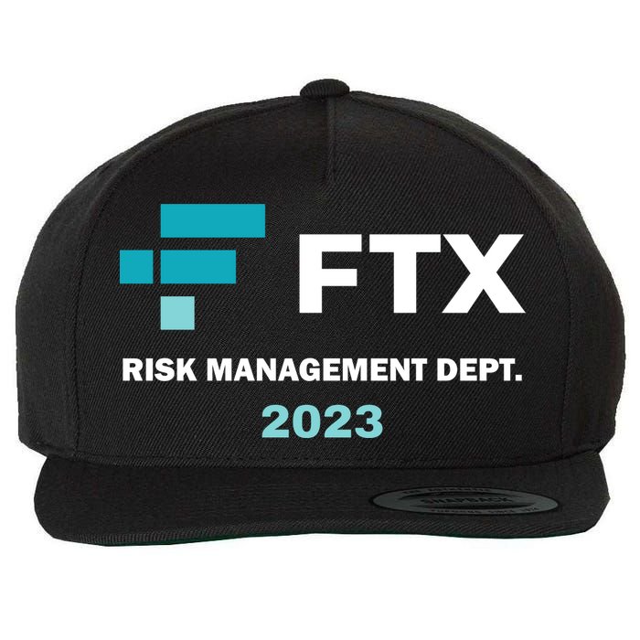 FTX Risk Management Dept 2023 Trading Trader Funny Gift Wool Snapback Cap
