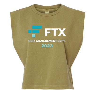 FTX Risk Management Dept 2023 Trading Trader Funny Gift Garment-Dyed Women's Muscle Tee