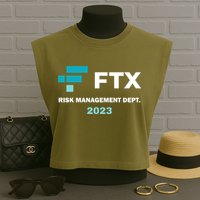 FTX Risk Management Dept 2023 Trading Trader Funny Gift Garment-Dyed Women's Muscle Tee