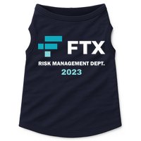 FTX Risk Management Dept 2023 Trading Trader Funny Gift Doggie Tank