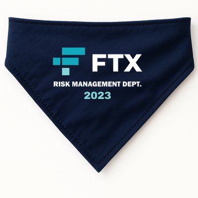 FTX Risk Management Dept 2023 Trading Trader Funny Gift USA-Made Doggie Bandana