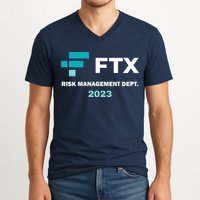FTX Risk Management Dept 2023 Trading Trader Funny Gift V-Neck T-Shirt