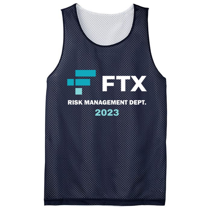 FTX Risk Management Dept 2023 Trading Trader Funny Gift Mesh Reversible Basketball Jersey Tank