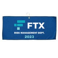 FTX Risk Management Dept 2023 Trading Trader Funny Gift Large Microfiber Waffle Golf Towel