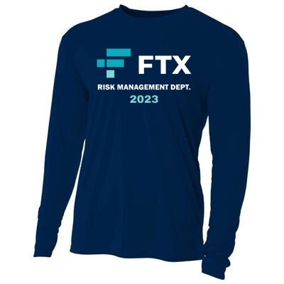 FTX Risk Management Dept 2023 Trading Trader Funny Gift Cooling Performance Long Sleeve Crew