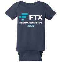 FTX Risk Management Dept 2023 Trading Trader Funny Gift Baby Bodysuit