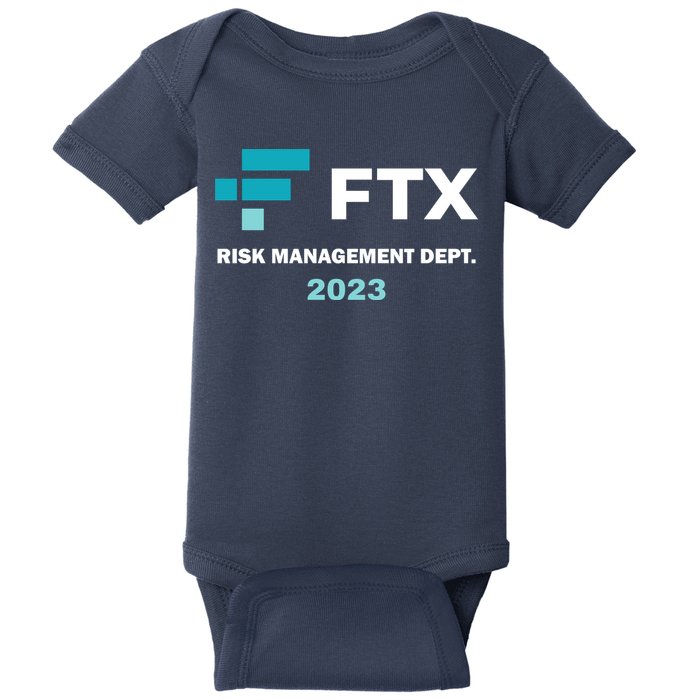 FTX Risk Management Dept 2023 Trading Trader Funny Gift Baby Bodysuit
