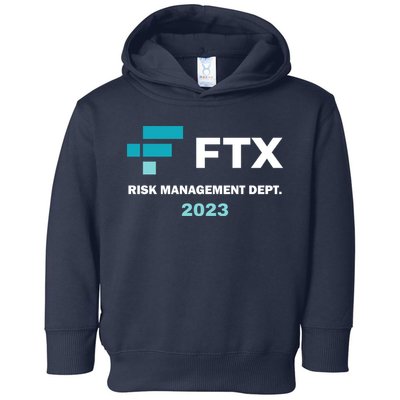 FTX Risk Management Dept 2023 Trading Trader Funny Gift Toddler Hoodie