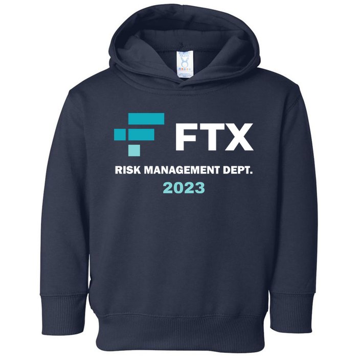 FTX Risk Management Dept 2023 Trading Trader Funny Gift Toddler Hoodie