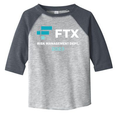 FTX Risk Management Dept 2023 Trading Trader Funny Gift Toddler Fine Jersey T-Shirt