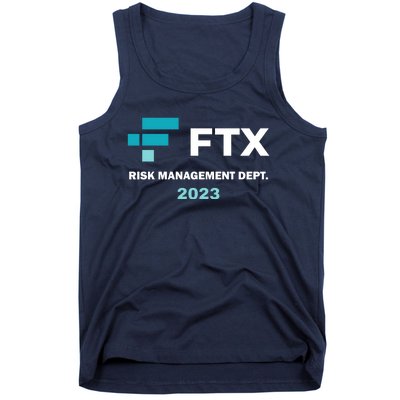 FTX Risk Management Dept 2023 Trading Trader Funny Gift Tank Top