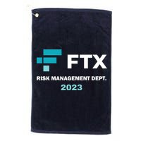 FTX Risk Management Dept 2023 Trading Trader Funny Gift Golf Towel