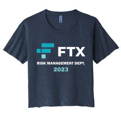 FTX Risk Management Dept 2023 Trading Trader Funny Gift Crop Top