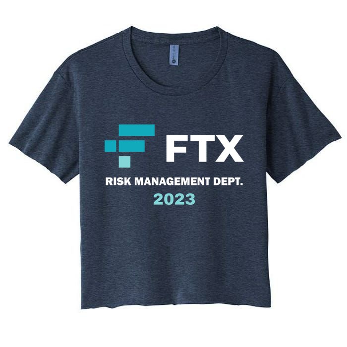FTX Risk Management Dept 2023 Trading Trader Funny Gift Crop Top
