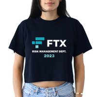FTX Risk Management Dept 2023 Trading Trader Funny Gift Crop Top