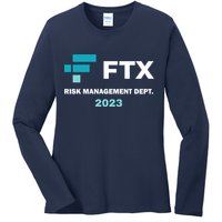 FTX Risk Management Dept 2023 Trading Trader Funny Gift Ladies Long Sleeve Shirt