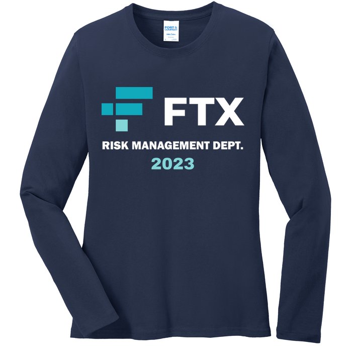 FTX Risk Management Dept 2023 Trading Trader Funny Gift Ladies Long Sleeve Shirt