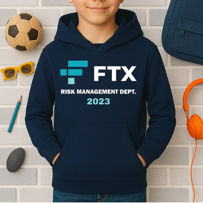 FTX Risk Management Dept 2023 Trading Trader Funny Gift Kids Hoodie