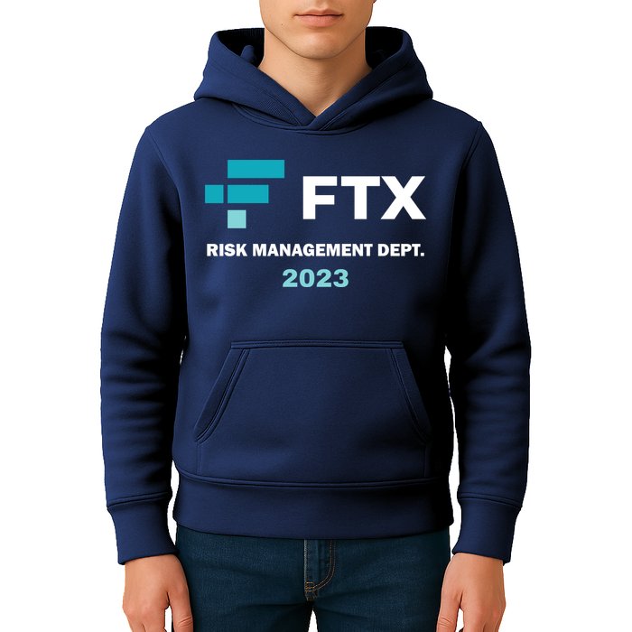 FTX Risk Management Dept 2023 Trading Trader Funny Gift Kids Hoodie