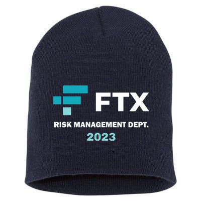 FTX Risk Management Dept 2023 Trading Trader Funny Gift Short Acrylic Beanie
