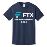 FTX Risk Management Dept 2023 Trading Trader Funny Gift Kids T-Shirt