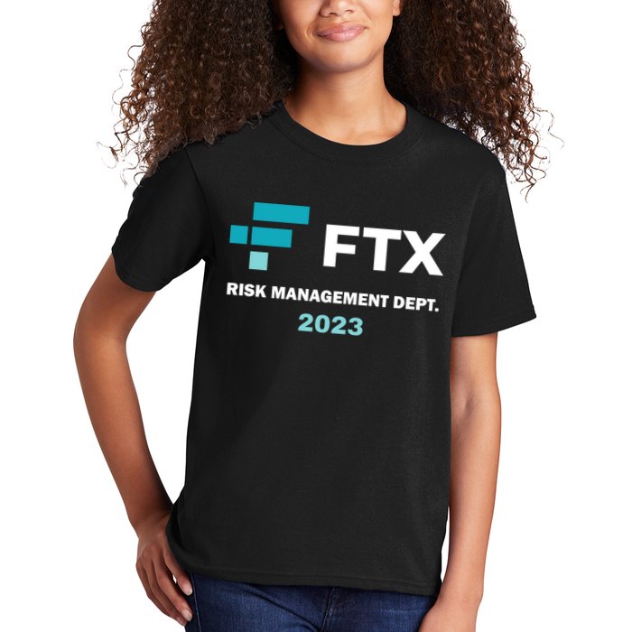 FTX Risk Management Dept 2023 Trading Trader Funny Gift Kids T-Shirt