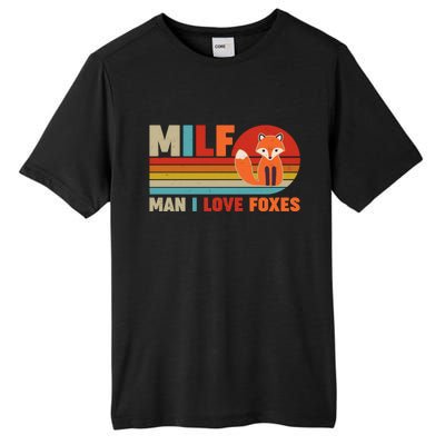 Funny Retro MILF Man I Love Foxes Tall Fusion ChromaSoft Performance T-Shirt