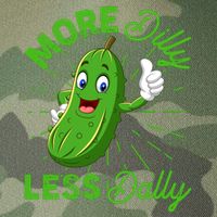 Funny Retro More Dilly Less Dally Pickle Legacy Tie Dye Trucker Hat