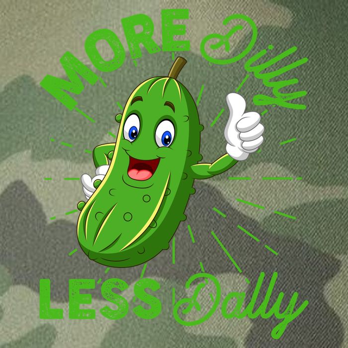 Funny Retro More Dilly Less Dally Pickle Legacy Tie Dye Trucker Hat