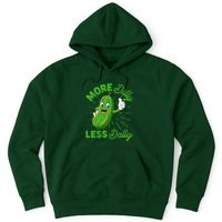 Funny Retro More Dilly Less Dally Pickle Hoodie