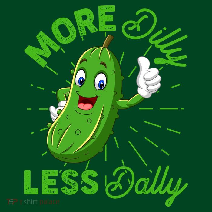 Funny Retro More Dilly Less Dally Pickle Sweatshirt