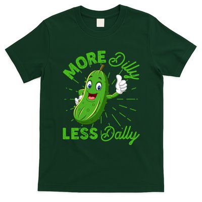 Funny Retro More Dilly Less Dally Pickle T-Shirt